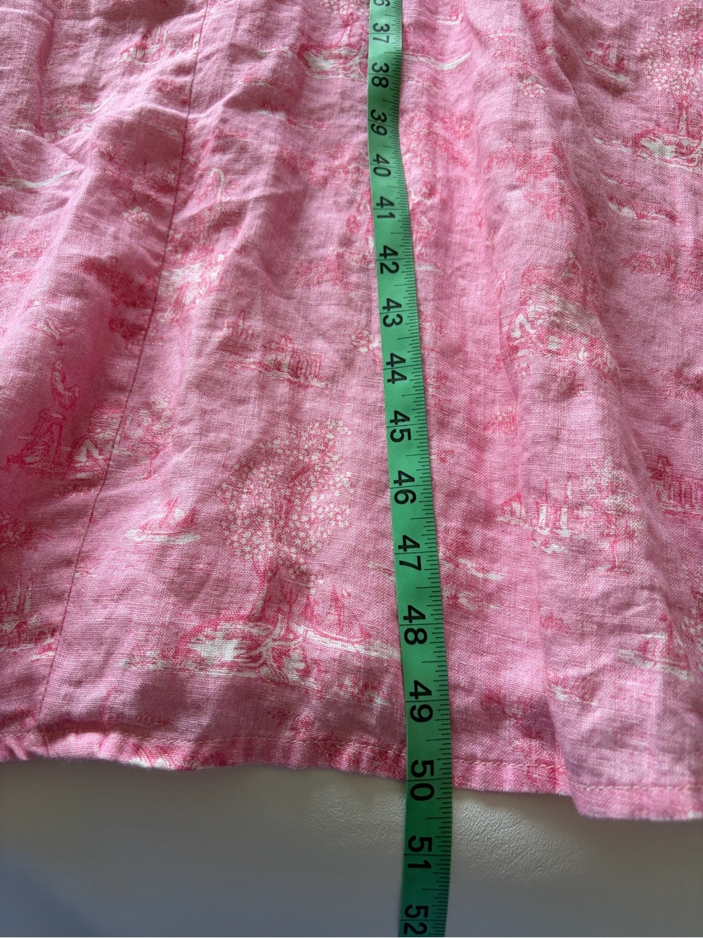 Palm Noosa Ely Linen Dress Floral Romantic Feminine Vacation Coastal Midi Sz 6 - Picture 8 of 13